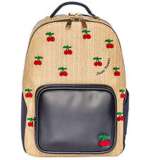 Jeune Premier Sac à Dos - New Bobbie - Raffia Cherry
