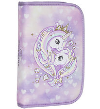 Beckmann Pencil Case w. Contents - Unicorn Princess Purple