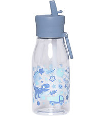 Beckmann Water Bottle w. Spout Lid - 400 mL - Blue