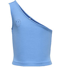 Kids Only Top - Rib - En schouder - KogNessa - Azuurblauw Blue