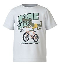 Name It Stuttermabolur - NmmVictor - Bright White/Tími tvö Surf