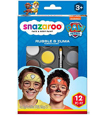 Snazaroo Face Paint - 8 Colours - Paw Patrol Rubble & Zuma