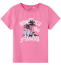 Name It T-Shirt - NkfVix - Roze Power/Aloha