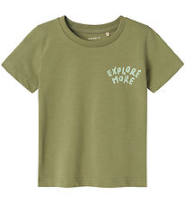 Name It T-Shirt - NmmJasu - Olie Green