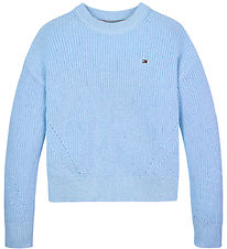 Tommy Hilfiger Blouse - Knitted - Essential - Vessel Blue