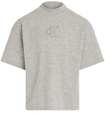 Calvin Klein T-Shirt - Monogramm - Light Grey Heather