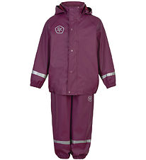 Color Kids Regenkleidung m. Trger - PU - Plum Kaspisch