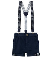 Name It Shorts w. Suspenders - NbmBen Baggy - Dark Sapphire