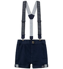 Name It Shorts w. Suspenders - NbmBen - Dark Sapphire