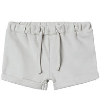 Lil' Atelier Shorts - Rib - NbmGago - Oyster Mushroom