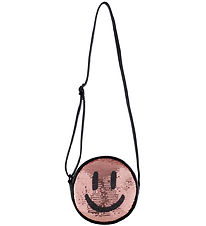 Molo Shoulder Bag - Glitter Smile Behind - Black/Pink