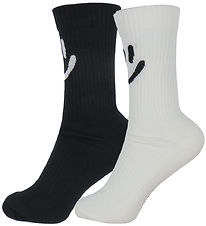 Molo Socks - 2-Pack - Norman - Black/White