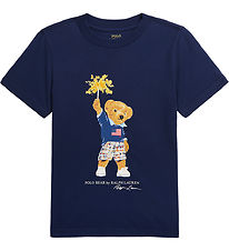 Polo Ralph Lauren T-Shirt - Navy m. Kuscheltier