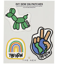The New Flops - TnDiy Sew on Patches - 3- pcs - Bright Green