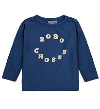 Bobo Choses Blouse - Circle - Navy Blue