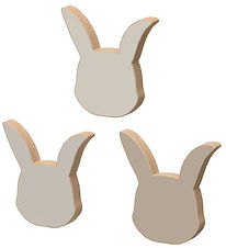 Cam Cam WoodWall Hooks - 3-Pack - 9.6x10x6.5 cm - Rabbit