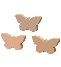 Cam Cam WoodWall Hooks - 3-Pack - Butterfly