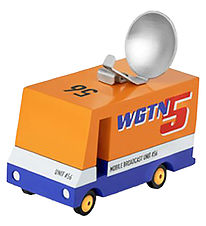 Candylab Car - 8.4 cm - News Van - F703