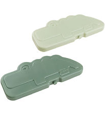 Done by Deer Cooling elements - 2-Pack - Croco Green