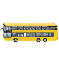 Siku Bussi - 1:87 - Mies kaksikerroksinen City Bussi - Keltainen