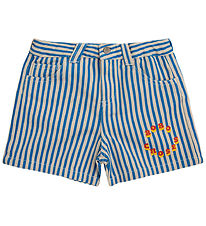Bobo Choses Shorts - Circle rayures - Blue