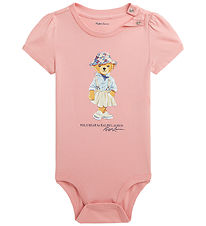 Polo Ralph Lauren Bodysuit k/ - Hemingway - Tickled Pink w. Sof