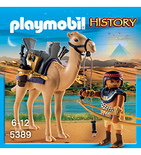 Playmobil History - Egyptian Warrior w. Camel - 5389 - 17 Parts