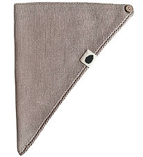 Pine Cone Teething Bib - Knitted - Leo - 36.5x22 cm - Beige