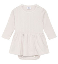 Hust and Claire Bodysuit w. Skirt L/æ - Dijana - Ivory w. Pointe