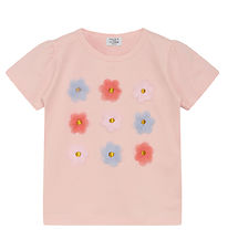 Hust and Claire T-Shirt - Aliana - Icy Pink m. Blumen