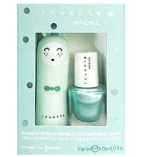 Baume à lèvres/Vernis à ongle Inuwet - Apple - Aqua
