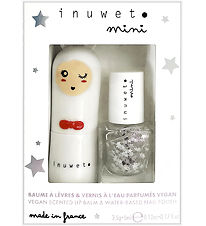 Inuwet Lapple pomade/Nail Polish - Cotton Candy/Stars - White