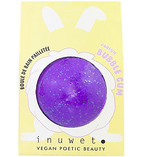 Inuwet Kylpypommi M. Tuoksu - Glitter - Bubble Gum - Violet