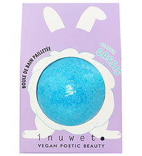 Inuwet Bombe de Bain av. Parfum - Glitter - Cassis - Turquoise