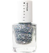 Inuwet Nail Polish - Vanilla - Glitter Silver Dreamer