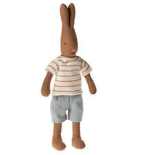 Maileg Rabbit - Size 1 - Striped Blouse Duck Shorts