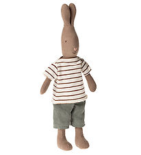 Maileg Rabbit - Size 2 - Striped Blouse Duck Pants