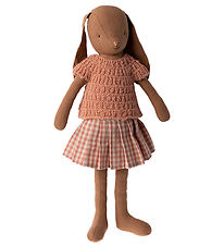 Maileg Soft Toy - Rabbit - Size 3 - Knitted Shirt Duck Skirt