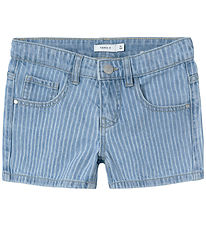 Name It Shortsit - NkfRose - Denim Blue/Stripe