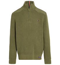 Tommy Hilfiger Blouse - Tricot - Demi-zip utilitaire - Utilitai