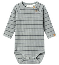 Lil' Atelier Bodysuit L/æ - Rib - NbmKail - Limestone