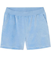 Name It Shorts - Fluweel - NkfDebbie - Vista Blue