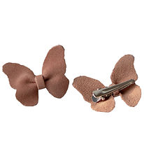 Petit La Busch Bow Hair Clips - Bow Tie - 2-Pack - 6x4 cm - Ligh