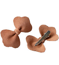 Petit La Busch Bow Hair Clips - Bow - 2-Pack - 6x4 cm - Light Pi