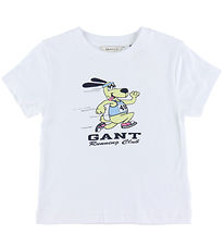 GANT T-Shirt - Running Dog - Weiß
