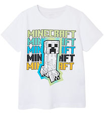 Name It T-Shirt - NkmJim Minecraft - Bright White