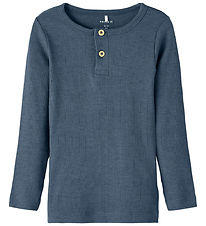 Name It Blouse - Noos - Rib - NmmKab - Bering Sea