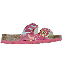 Superfit Sandals - Fussbett slipper - Pink w. Print