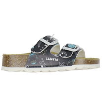 Superfit Sandals - Fussbett slipper - Navy w. Room theme