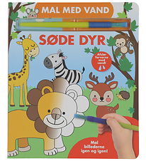 Alvilda Colouring Book - Paint with Water - Cute Animals